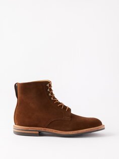Замшевые ботинки eskdale Crockett &amp; Jones, коричневый