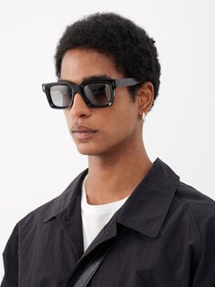 Солнцезащитные очки 1386 в квадратной оправе из ацетата Cutler And Gross, черный