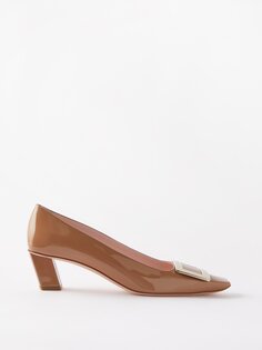 Лакированные туфли belle 45 Roger Vivier, коричневый