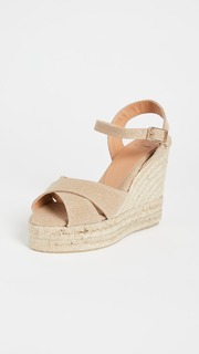 Сандалии Castaner Blaudell Espadrille Wedge, песочный