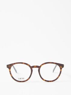30montaigneminio r4i круглые очки DIOR, коричневый