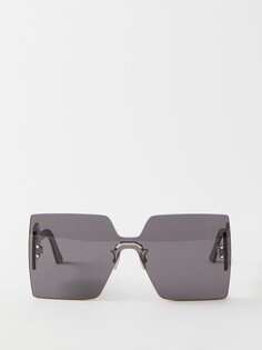 Массивные солнцезащитные очки diorclub m5u DIOR, черный