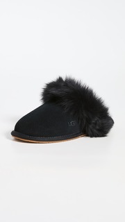 Балетки UGG W Scuff Slippers, черный