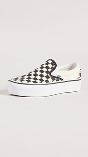 Кроссовки Vans Classic Slip On Platform, черный