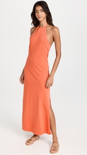 Платье LNA Bib Halter, оранжевый