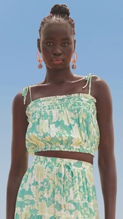 Блуза MINKPINK Felicia Crop Cami, разноцветный