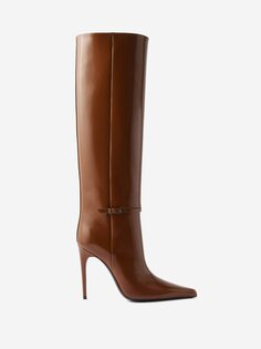 Лакированные ботинки vendome 110 Saint Laurent, коричневый