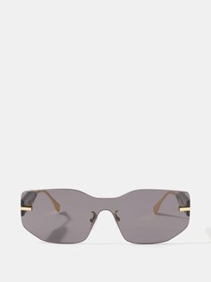 Солнцезащитные очки fendi way с защитными линзами Fendi, черный