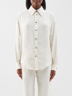 Льняная рубашка эми Fortela, белый