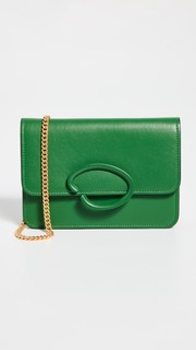 Сумка-кроссбоди Oscar de la Renta O-pochette, зеленый