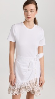 Платье Veronica Beard Jean Gradie Mini Length, белый