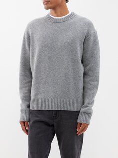 Кашемировый свитер FRAME, серый