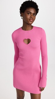 Платье мини MACH &amp; MACH Aimée Heart Cut Out, розовый