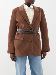 Вельветовая куртка cooper с поясом Sea, коричневый