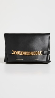 Сумка-клатч Victoria Beckham Chain Pouch, черный