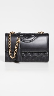 Сумка через плечо Tory Burch Fleming Convertible Shoulder, черный