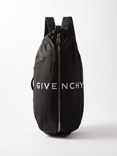 Спортивный рюкзак с молнией g-zip Givenchy, черный