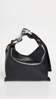 Сумка через плечо JW Anderson Small Chain Hobo, черный