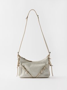 Миниатюрная кожаная сумка через плечо voyou Givenchy, белый