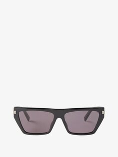 Солнцезащитные очки из ацетата с плоским верхом и логотипом 4g Givenchy, черный