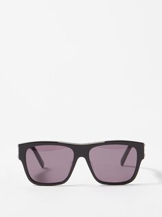 Большие квадратные солнцезащитные очки 4g из ацетата Givenchy, черный