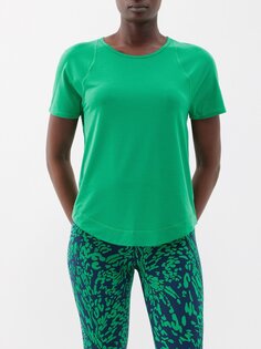 Футболка breathe easy из джерси Sweaty Betty, зеленый