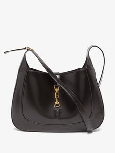 Кожаная сумка через плечо jackie 1961 Gucci, черный