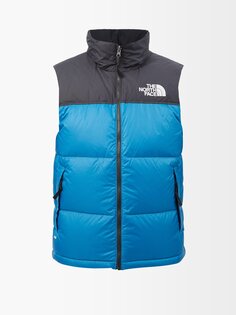 Пуховый жилет nuptse 1996-го года в стиле ретро The North Face, синий