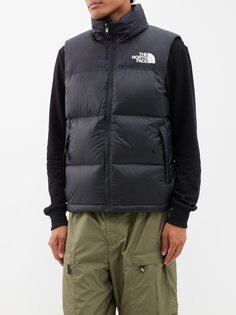 Стеганый пуховый жилет retro nuptse 1996 года The North Face, черный