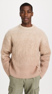 Свитер John Elliott Gradient Mohair Crew, загар