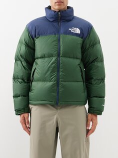 Стеганый пуховик retro nuptse 1996 года The North Face, синий