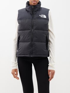 Стеганый пуховый жилет retro nuptse 1996 года The North Face, черный