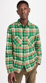 Рубашка Alex Mill Chore, зеленый