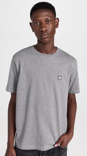 Рубашка Maison Kitsune Tonal Fox Head Patch Comfort Tee, серый