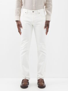 Узкие джинсы five pocket Thom Sweeney, белый