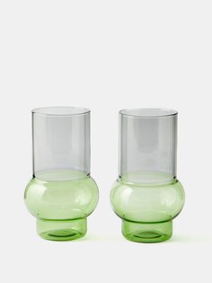 Набор из двух высоких стаканов bump Tom Dixon, зеленый