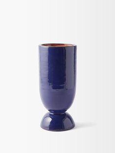 Сантита керамическая ваза Tina Vaia, синий