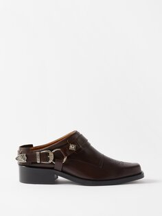 Кожаные ботинки harness с квадратным носком Toga Virilis, коричневый