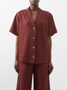 Поплиновая рубашка marcio Haight, коричневый