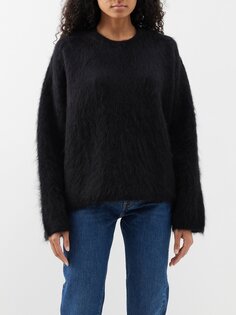 Свободный свитер из альпаки Toteme, черный