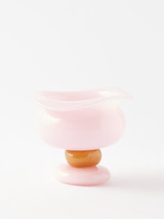 Стеклянная чаша perfect bowl Helle Mardahl, розовый