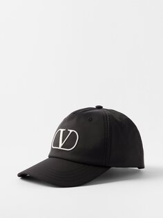 Твиловая бейсболка с v-образным логотипом Valentino Garavani, черный