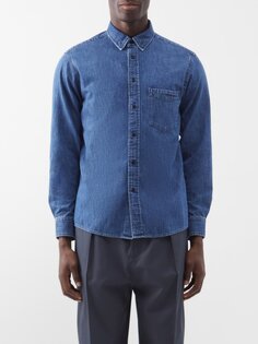 Джинсовая рубашка lako с накладными карманами Isabel Marant, синий