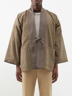 Куртка kiyari из смесовой шерсти Visvim, коричневый
