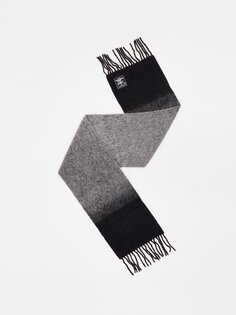Градиентный шарф из смесовой шерсти Y/Project, черный
