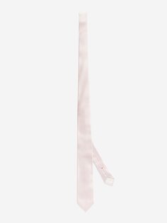Шелково-атласный галстук ZEGNA, розовый