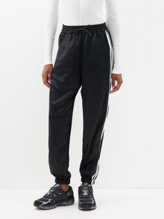 Спортивные брюки из джерси с тремя полосками Y-3, черный