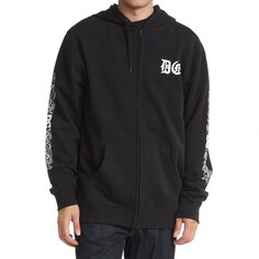 Толстовка Dc Shoes Hard Times Full Zip, черный