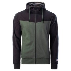 Толстовка HI-TEC Sabarin Full Zip, зеленый