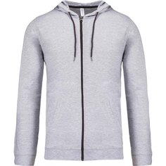 Куртка Kariban Hooded Coton Light, серый